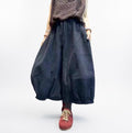 Vintage Wash Cotton Balloon Pants | Relaxed Harem Trousers